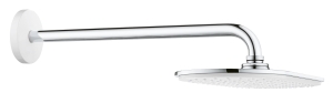 Верхний душ GROHE Rainshower Veris 300x150, 1 режим, 422 мм, белая луна (26170LS0)